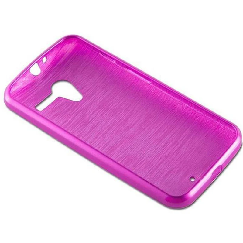 Cadorabo Hülle kompatibel mit Motorola MOTO X Schutzhülle aus flexiblem TPU Silikon im Brushed Design