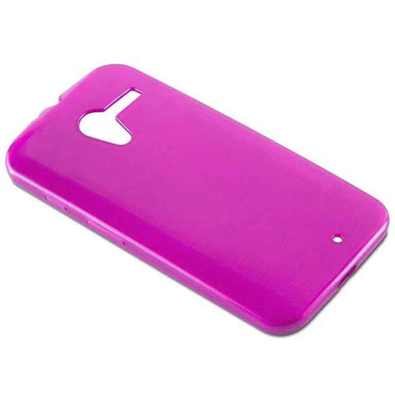 Cadorabo Hülle kompatibel mit Motorola MOTO X Schutzhülle aus flexiblem TPU Silikon im Brushed Design