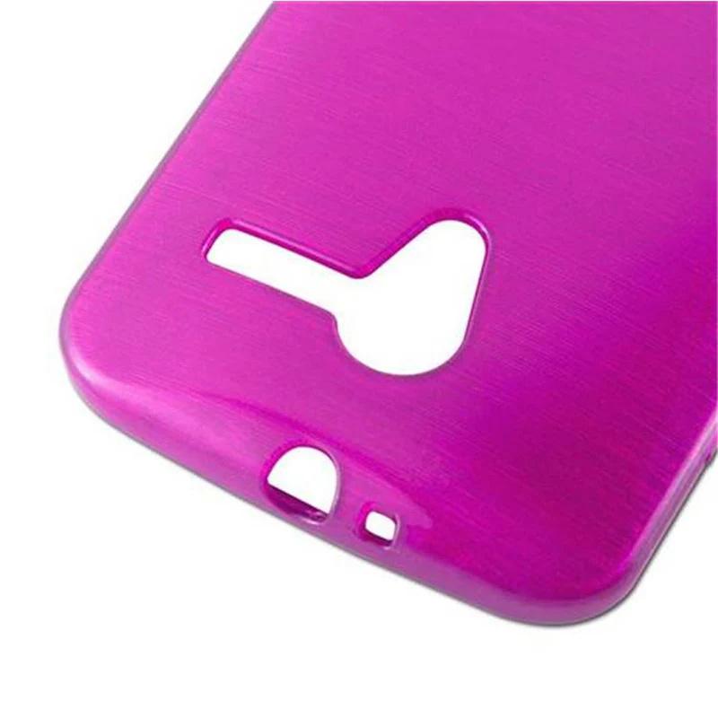 Cadorabo Hülle kompatibel mit Motorola MOTO X Schutzhülle aus flexiblem TPU Silikon im Brushed Design