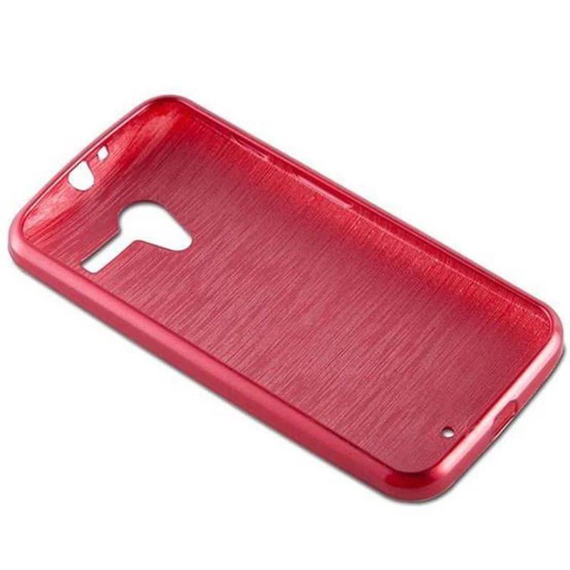 Cadorabo Hülle kompatibel mit Motorola MOTO X Schutzhülle aus flexiblem TPU Silikon im Brushed Design