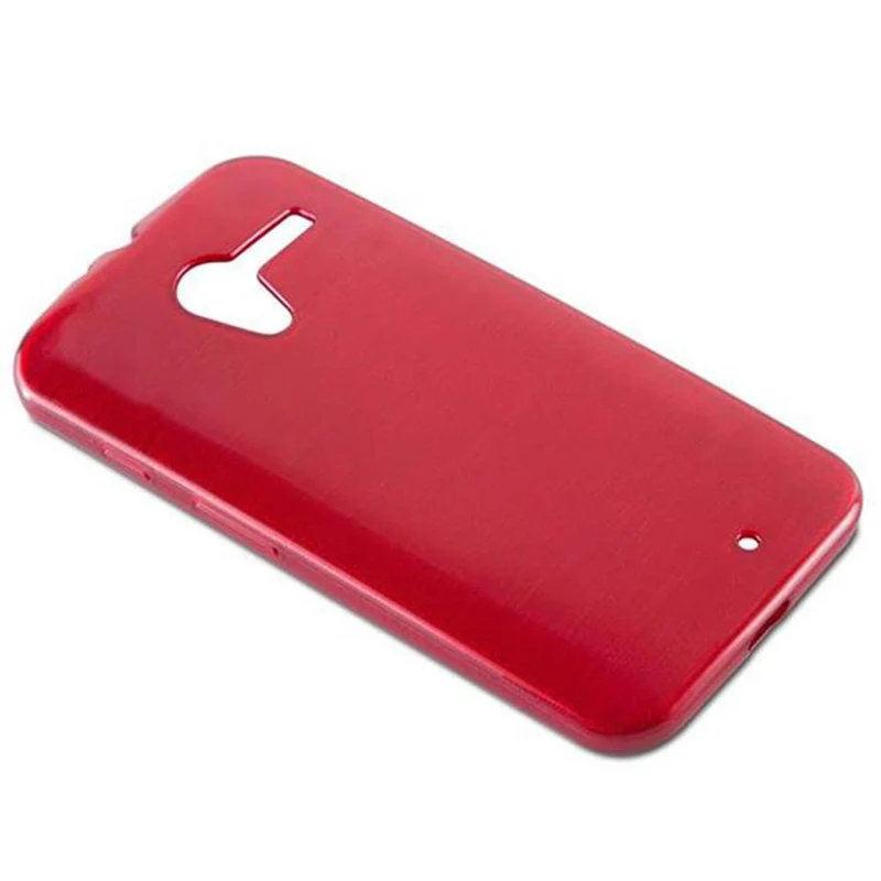 Cadorabo Hülle kompatibel mit Motorola MOTO X Schutzhülle aus flexiblem TPU Silikon im Brushed Design