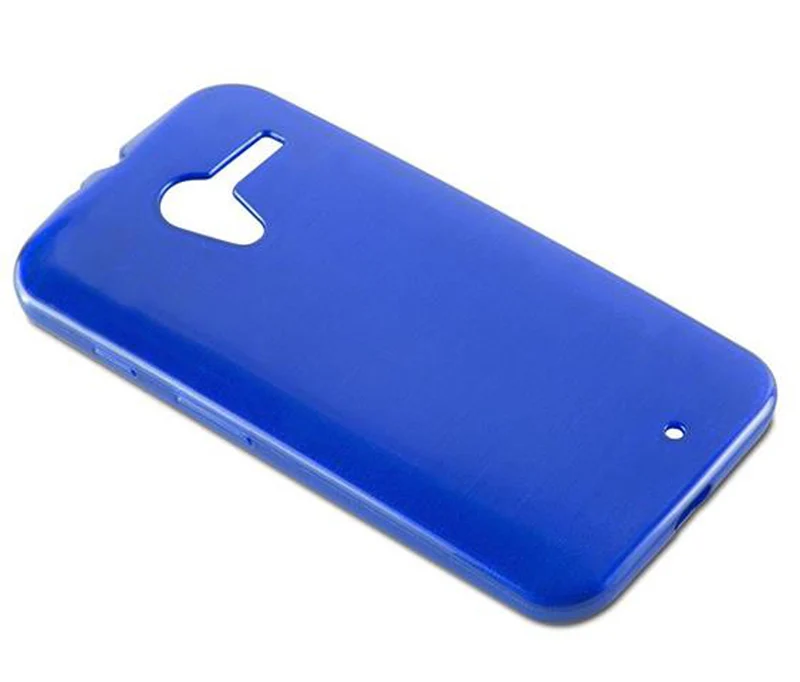 Cadorabo Hülle kompatibel mit Motorola MOTO X Schutzhülle aus flexiblem TPU Silikon im Brushed Design