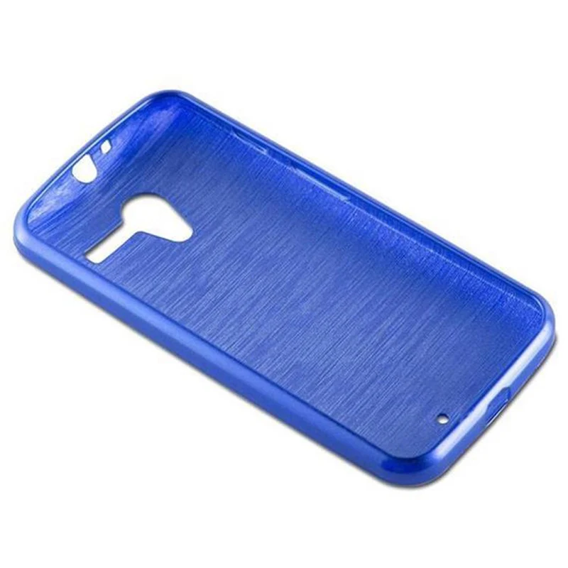 Cadorabo Hülle kompatibel mit Motorola MOTO X Schutzhülle aus flexiblem TPU Silikon im Brushed Design