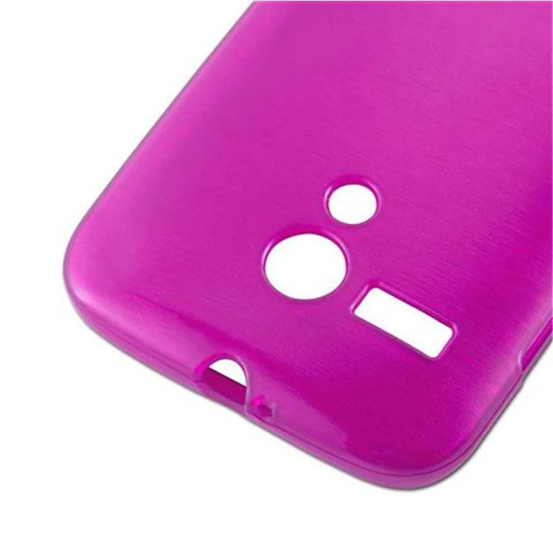 Cadorabo Hülle kompatibel mit Motorola MOTO G Schutzhülle aus flexiblem TPU Silikon im Brushed Design