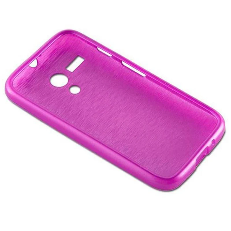Cadorabo Hülle kompatibel mit Motorola MOTO G Schutzhülle aus flexiblem TPU Silikon im Brushed Design
