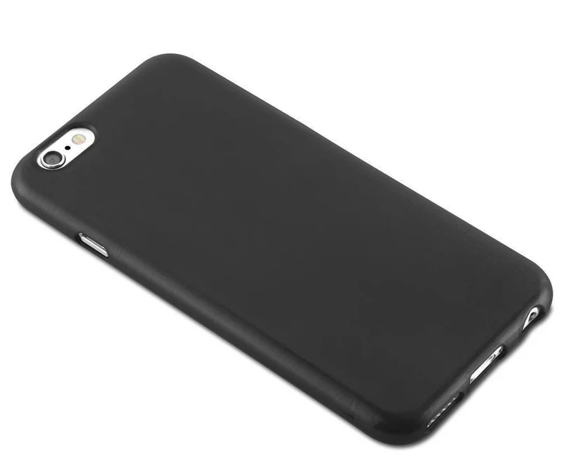 Cadorabo Hülle kompatibel mit Apple iPhone 6 PLUS / 6S PLUS Schutzhülle aus flexiblem TPU Silikon im Brushed Design