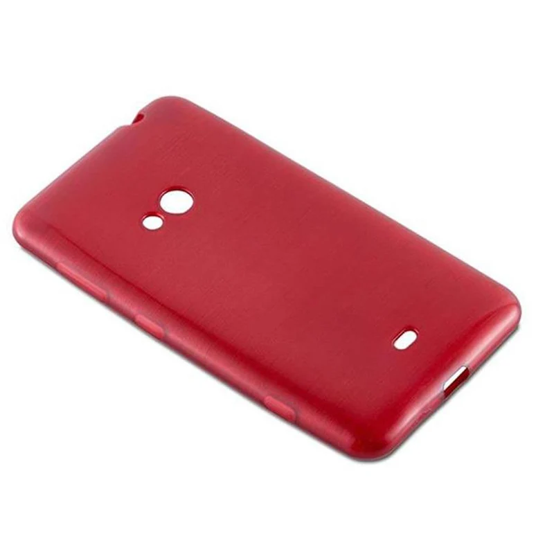 Cadorabo Hülle kompatibel mit Nokia Lumia 625 Schutzhülle aus flexiblem TPU Silikon im Brushed Design