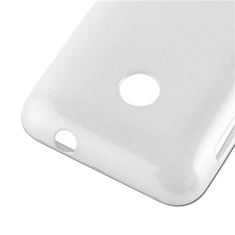 Cadorabo Hülle kompatibel mit Nokia Lumia 530 Schutzhülle aus flexiblem TPU Silikon im Brushed Design