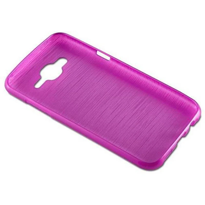 Cadorabo Hülle kompatibel mit Samsung Galaxy J5 2015 Schutzhülle aus flexiblem TPU Silikon im Brushed Design