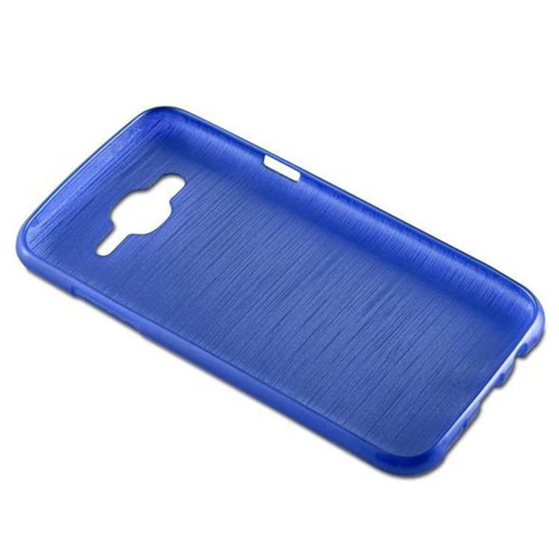 Cadorabo Hülle kompatibel mit Samsung Galaxy J5 2015 Schutzhülle aus flexiblem TPU Silikon im Brushed Design
