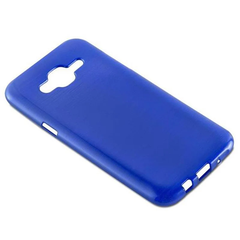 Cadorabo Hülle kompatibel mit Samsung Galaxy J5 2015 Schutzhülle aus flexiblem TPU Silikon im Brushed Design