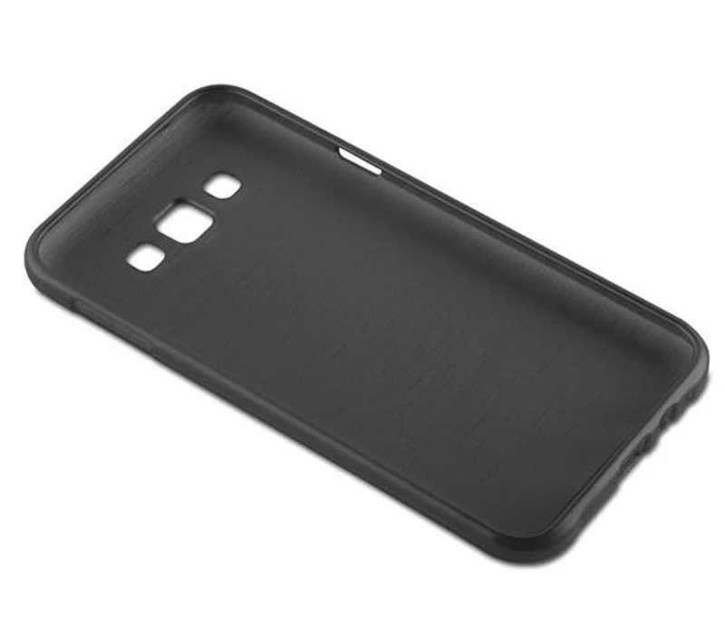 Cadorabo Hülle kompatibel mit Samsung Galaxy E7 Schutzhülle aus flexiblem TPU Silikon im Brushed Design
