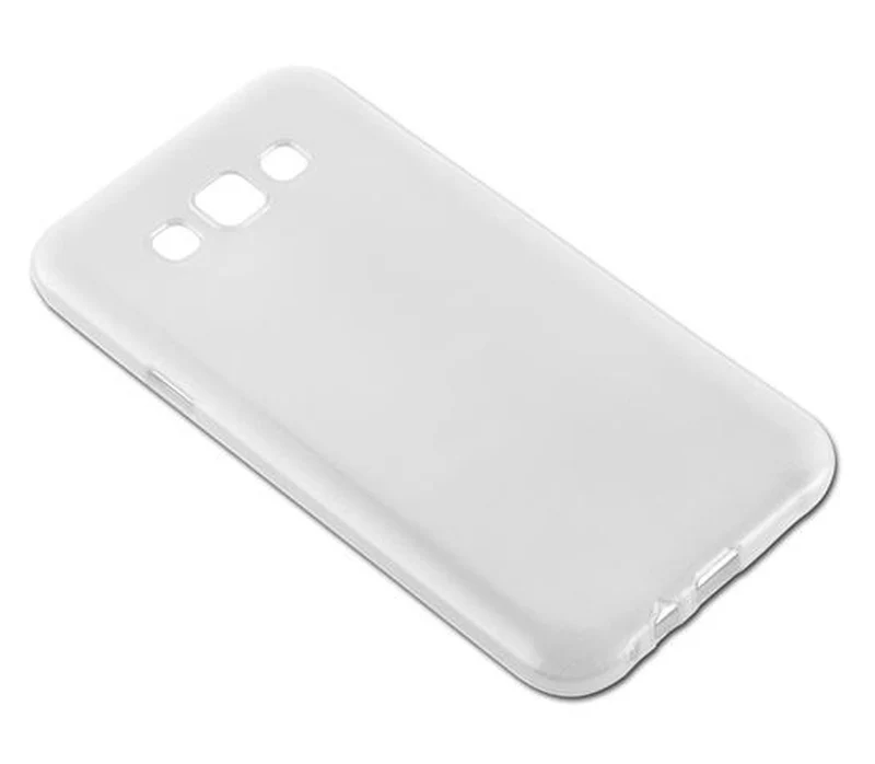 Cadorabo Hülle kompatibel mit Samsung Galaxy E7 Schutzhülle aus flexiblem TPU Silikon im Brushed Design