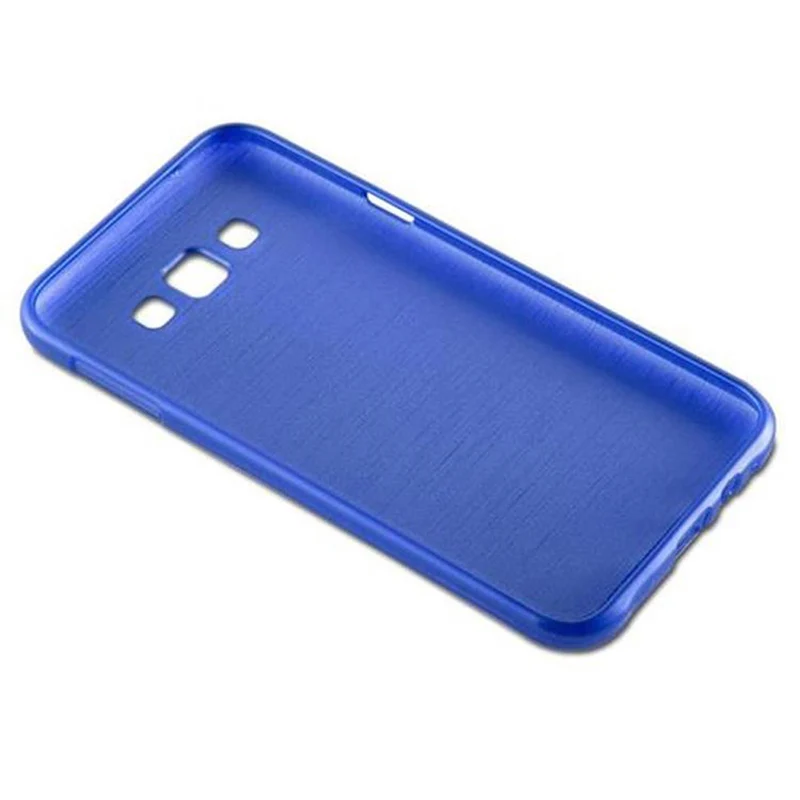 Cadorabo Hülle kompatibel mit Samsung Galaxy E7 Schutzhülle aus flexiblem TPU Silikon im Brushed Design
