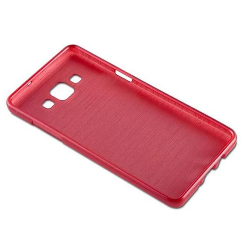 Cadorabo Hülle kompatibel mit Samsung Galaxy A5 2015 Schutzhülle aus flexiblem TPU Silikon im Brushed Design