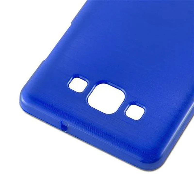 Cadorabo Hülle kompatibel mit Samsung Galaxy A5 2015 Schutzhülle aus flexiblem TPU Silikon im Brushed Design