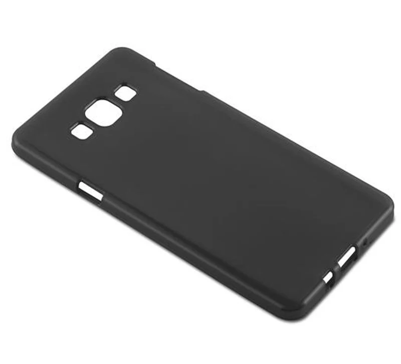 Cadorabo Hülle kompatibel mit Samsung Galaxy A7 2015 Schutzhülle aus flexiblem TPU Silikon im Brushed Design