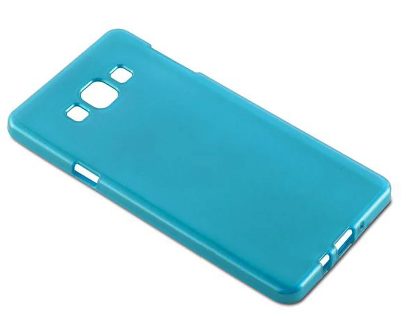 Cadorabo Hülle kompatibel mit Samsung Galaxy A7 2015 Schutzhülle aus flexiblem TPU Silikon im Brushed Design