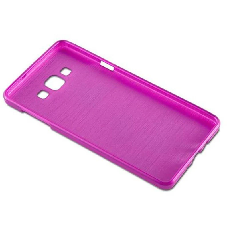 Cadorabo Hülle kompatibel mit Samsung Galaxy A7 2015 Schutzhülle aus flexiblem TPU Silikon im Brushed Design