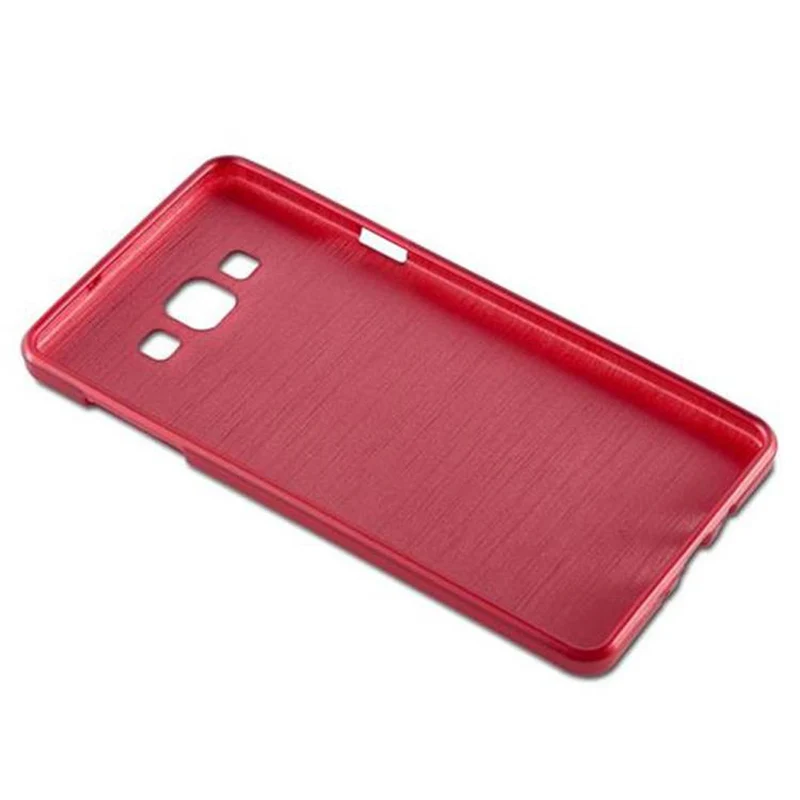 Cadorabo Hülle kompatibel mit Samsung Galaxy A7 2015 Schutzhülle aus flexiblem TPU Silikon im Brushed Design