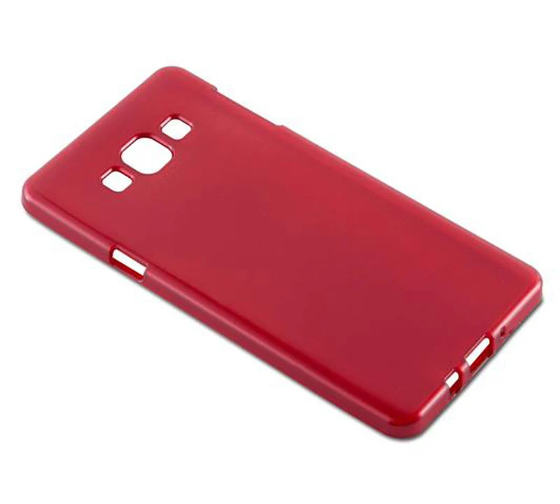 Cadorabo Hülle kompatibel mit Samsung Galaxy A7 2015 Schutzhülle aus flexiblem TPU Silikon im Brushed Design