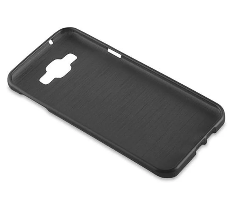 Cadorabo Hülle kompatibel mit Samsung Galaxy A8 2015 Schutzhülle aus flexiblem TPU Silikon im Brushed Design