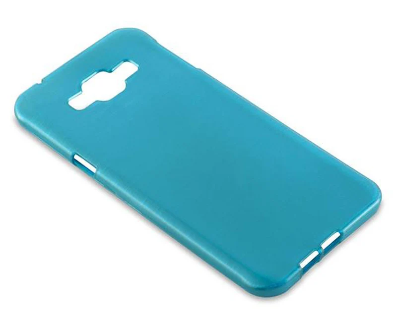 Cadorabo Hülle kompatibel mit Samsung Galaxy A8 2015 Schutzhülle aus flexiblem TPU Silikon im Brushed Design