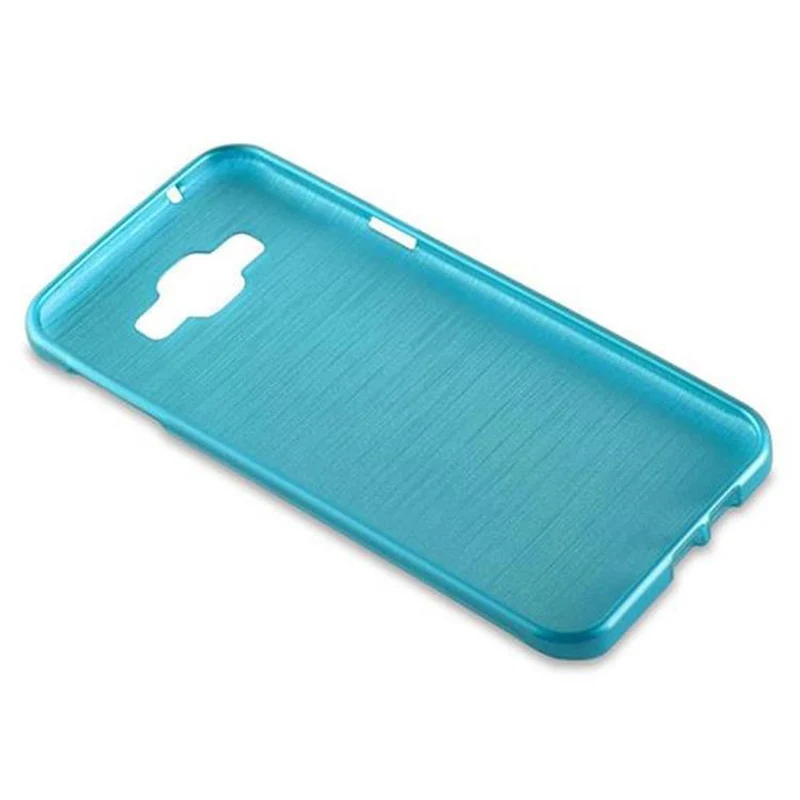 Cadorabo Hülle kompatibel mit Samsung Galaxy A8 2015 Schutzhülle aus flexiblem TPU Silikon im Brushed Design