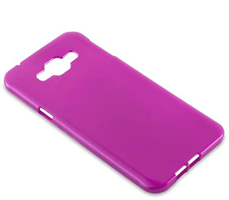 Cadorabo Hülle kompatibel mit Samsung Galaxy A8 2015 Schutzhülle aus flexiblem TPU Silikon im Brushed Design