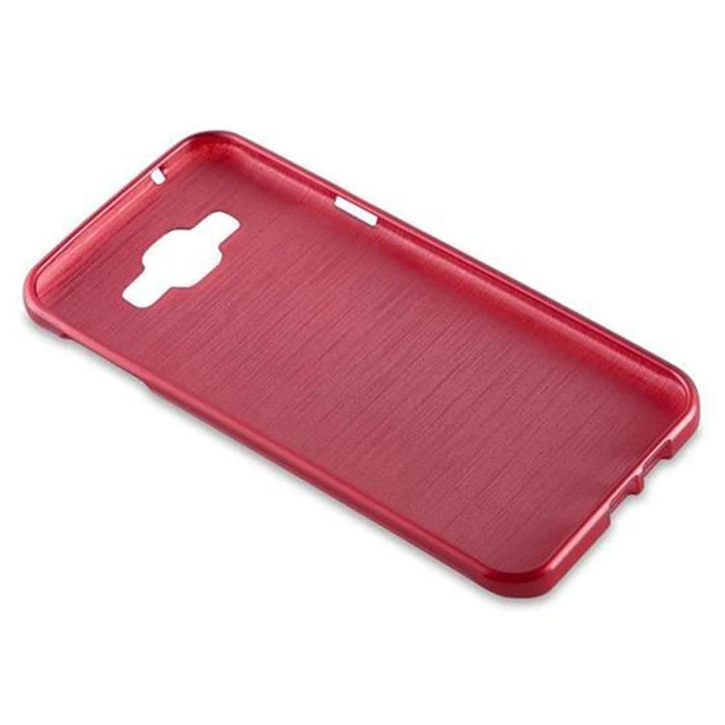 Cadorabo Hülle kompatibel mit Samsung Galaxy A8 2015 Schutzhülle aus flexiblem TPU Silikon im Brushed Design
