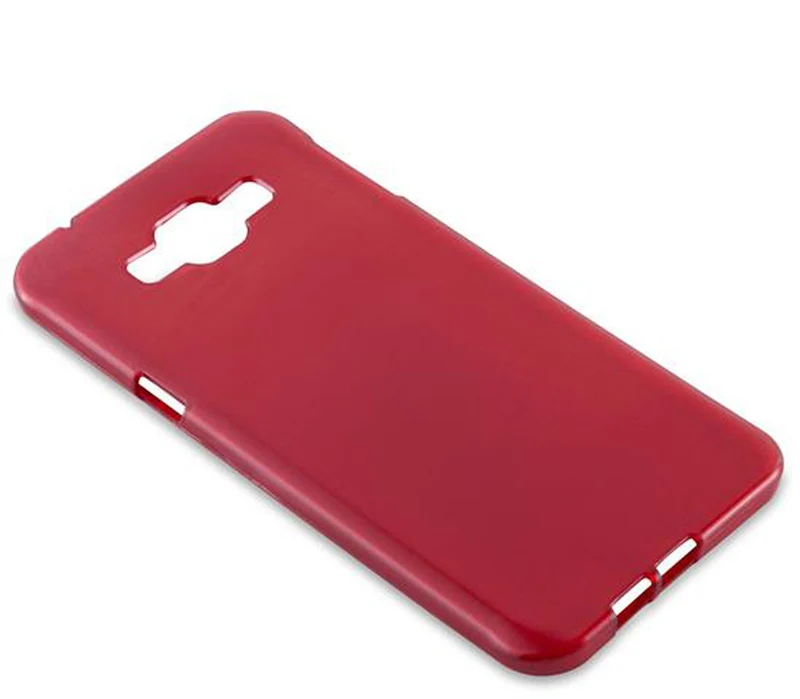 Cadorabo Hülle kompatibel mit Samsung Galaxy A8 2015 Schutzhülle aus flexiblem TPU Silikon im Brushed Design