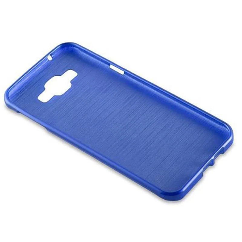 Cadorabo Hülle kompatibel mit Samsung Galaxy A8 2015 Schutzhülle aus flexiblem TPU Silikon im Brushed Design