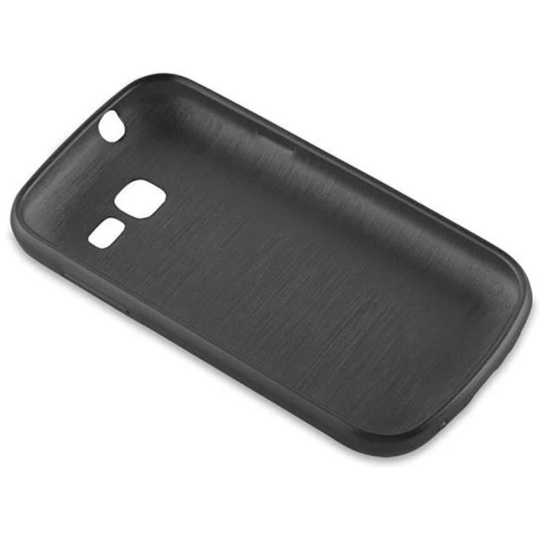 Cadorabo Hülle kompatibel mit Samsung Galaxy TREND LITE Schutzhülle aus flexiblem TPU Silikon im Brushed Design