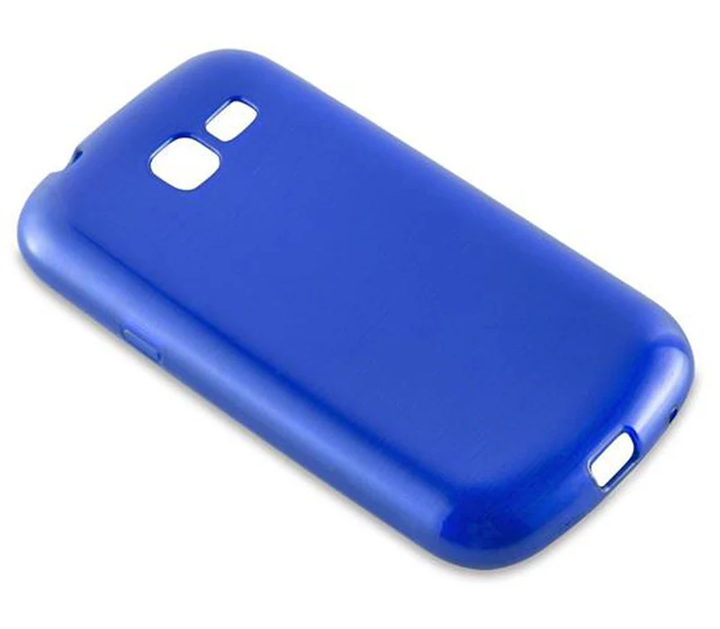 Cadorabo Hülle kompatibel mit Samsung Galaxy TREND LITE Schutzhülle aus flexiblem TPU Silikon im Brushed Design