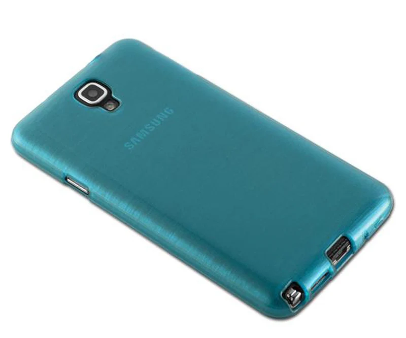 Cadorabo Hülle kompatibel mit Samsung Galaxy NOTE 3 NEO Schutzhülle aus flexiblem TPU Silikon im Brushed Design