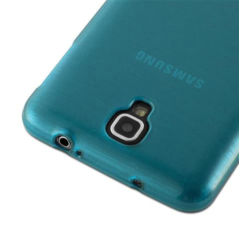 Cadorabo Hülle kompatibel mit Samsung Galaxy NOTE 3 NEO Schutzhülle aus flexiblem TPU Silikon im Brushed Design
