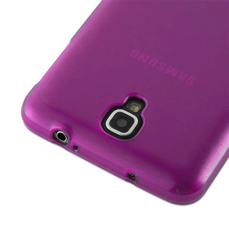 Cadorabo Hülle kompatibel mit Samsung Galaxy NOTE 3 NEO Schutzhülle aus flexiblem TPU Silikon im Brushed Design