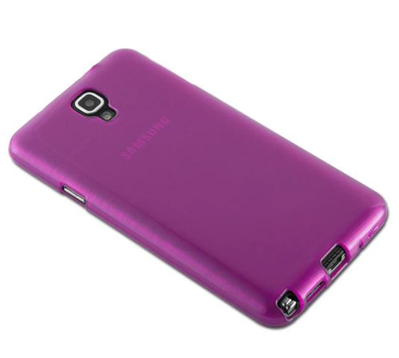 Cadorabo Hülle kompatibel mit Samsung Galaxy NOTE 3 NEO Schutzhülle aus flexiblem TPU Silikon im Brushed Design