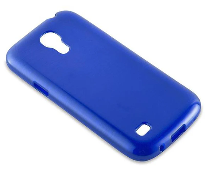 Cadorabo Hülle kompatibel mit Samsung Galaxy S4 MINI Schutzhülle aus flexiblem TPU Silikon im Brushed Design