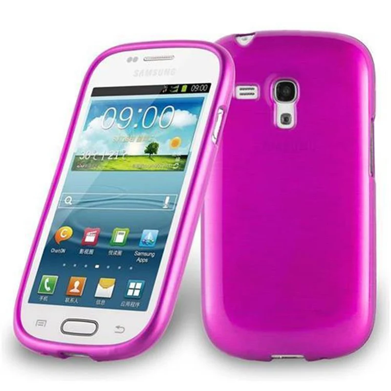 Cadorabo Hülle kompatibel mit Samsung Galaxy S3 MINI Schutzhülle aus flexiblem TPU Silikon im Brushed Design