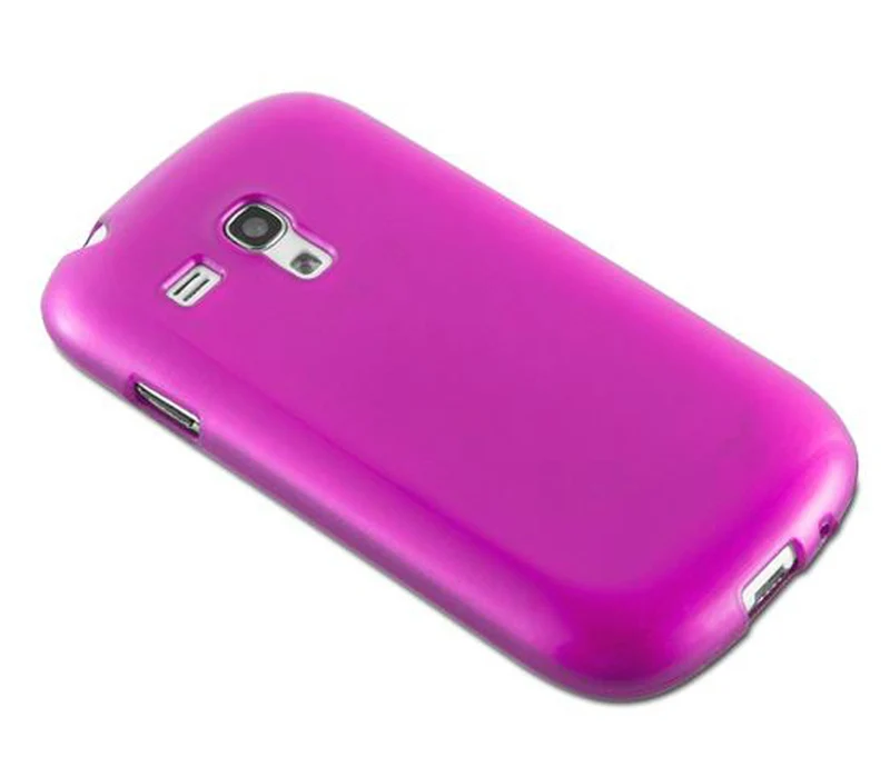 Cadorabo Hülle kompatibel mit Samsung Galaxy S3 MINI Schutzhülle aus flexiblem TPU Silikon im Brushed Design