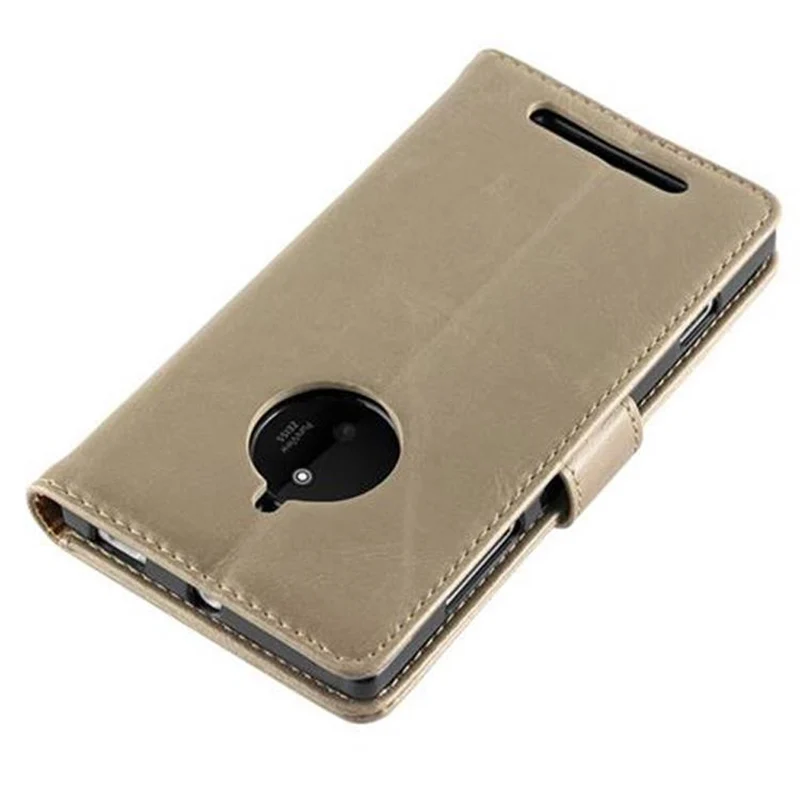 Cadorabo Hülle kompatibel mit Nokia Lumia 830 Schutzhülle mit Magnetverschluss, Standfunktion und Kartenfach