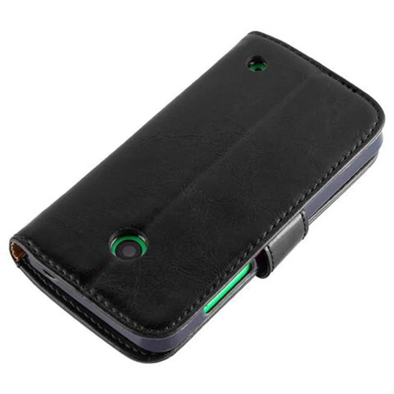 Cadorabo Hülle kompatibel mit Nokia Lumia 630 / 635 Schutzhülle mit Magnetverschluss, Standfunktion und Kartenfach