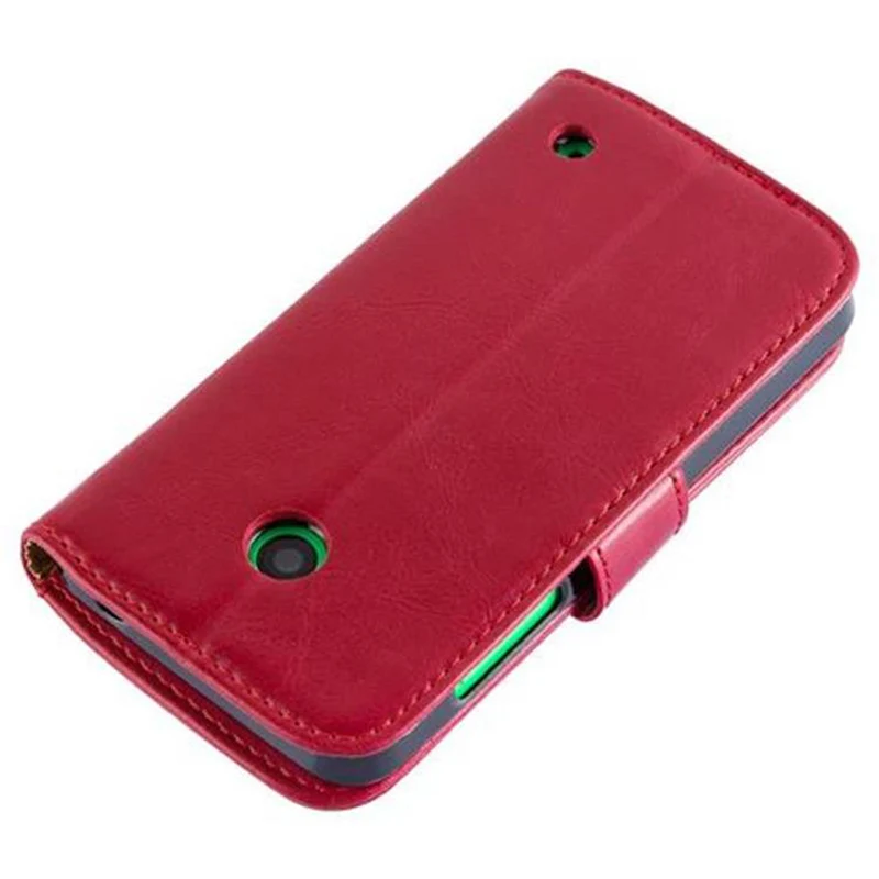 Cadorabo Hülle kompatibel mit Nokia Lumia 630 / 635 Schutzhülle mit Magnetverschluss, Standfunktion und Kartenfach