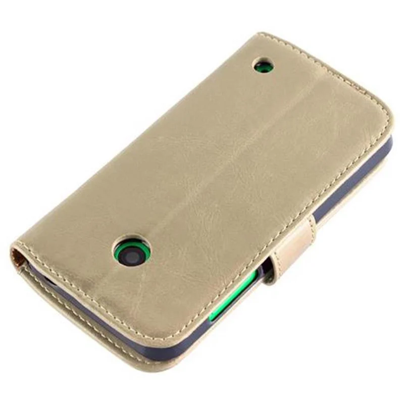 Cadorabo Hülle kompatibel mit Nokia Lumia 630 / 635 Schutzhülle mit Magnetverschluss, Standfunktion und Kartenfach