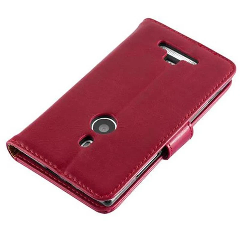 Cadorabo Hülle kompatibel mit Nokia Lumia 925 Schutzhülle mit Magnetverschluss, Standfunktion und Kartenfach
