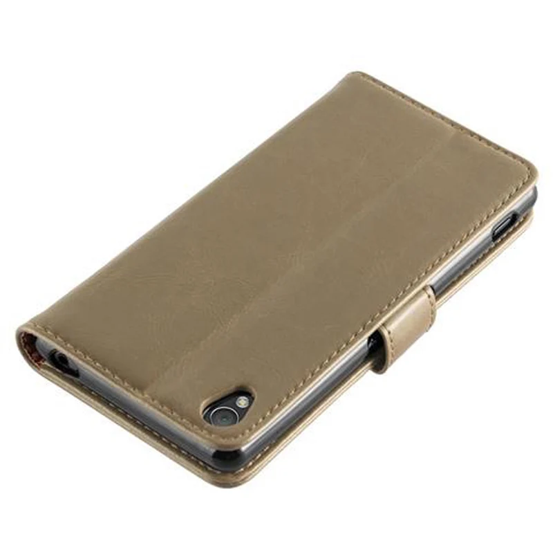 Cadorabo Hülle kompatibel mit Sony Xperia Z3 Schutzhülle mit Magnetverschluss, Standfunktion und Kartenfach