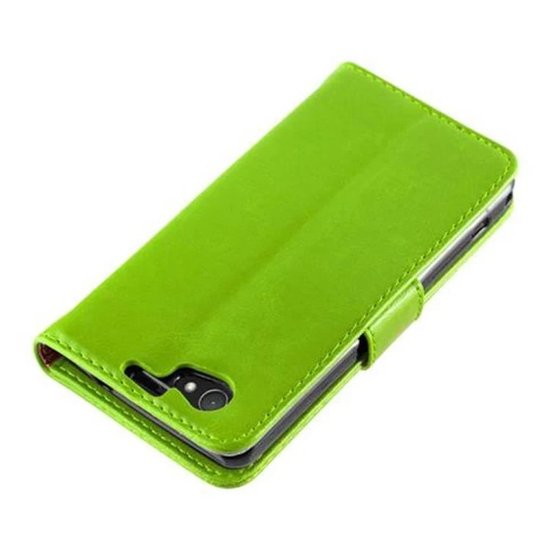 Cadorabo Hülle kompatibel mit Sony Xperia Z1 COMPACT Schutzhülle mit Magnetverschluss, Standfunktion und Kartenfach