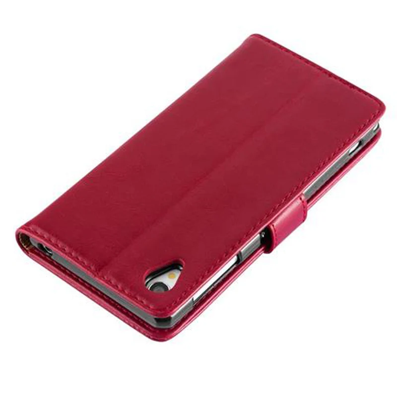 Cadorabo Hülle kompatibel mit Sony Xperia Z1 Schutzhülle mit Magnetverschluss, Standfunktion und Kartenfach
