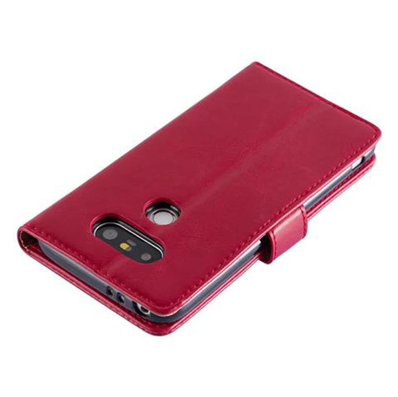 Cadorabo Hülle kompatibel mit LG G5 Schutzhülle mit Magnetverschluss, Standfunktion und Kartenfach